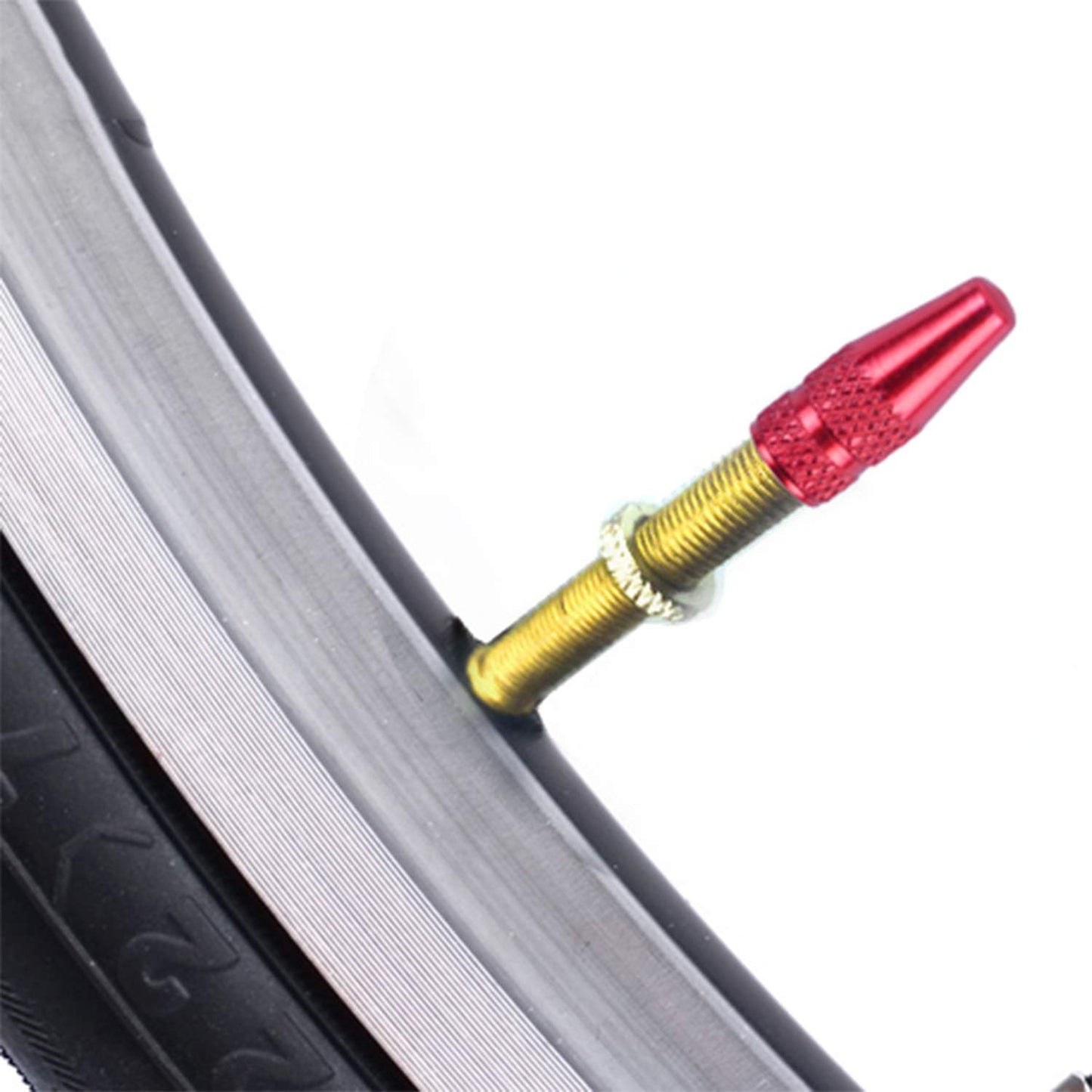 BronaGrand 20pcs Multi-Color Anodized Machined Aluminum Alloy Bicycle Bike Tire Valve Caps Dust Covers French Style Presta Valve Cap