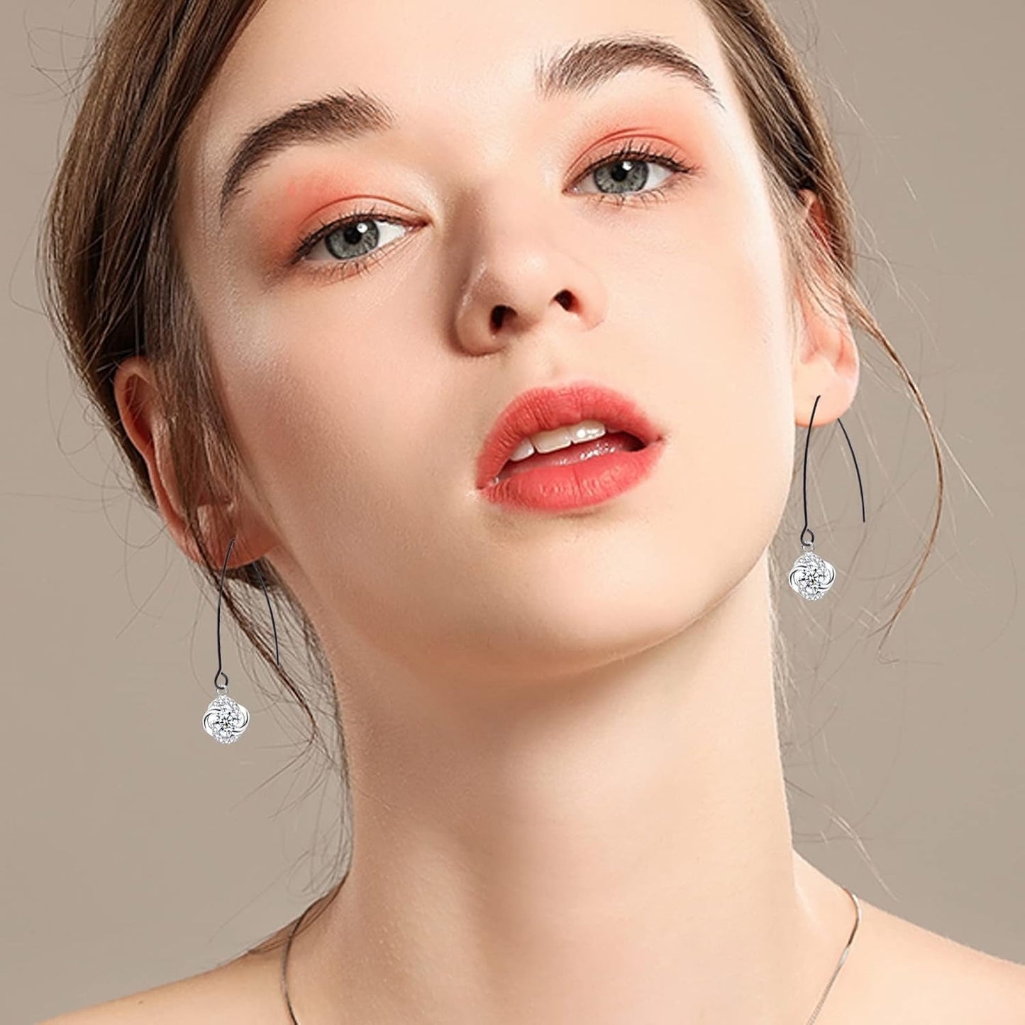 40pcs Stainless Steel V-shaped Earring Hooks Hypoallergenic Ear Wire Hooks with Loop and 40pcs Clear Bullet Earring Backs for DIY Jewelry Making Findings Decor, Black