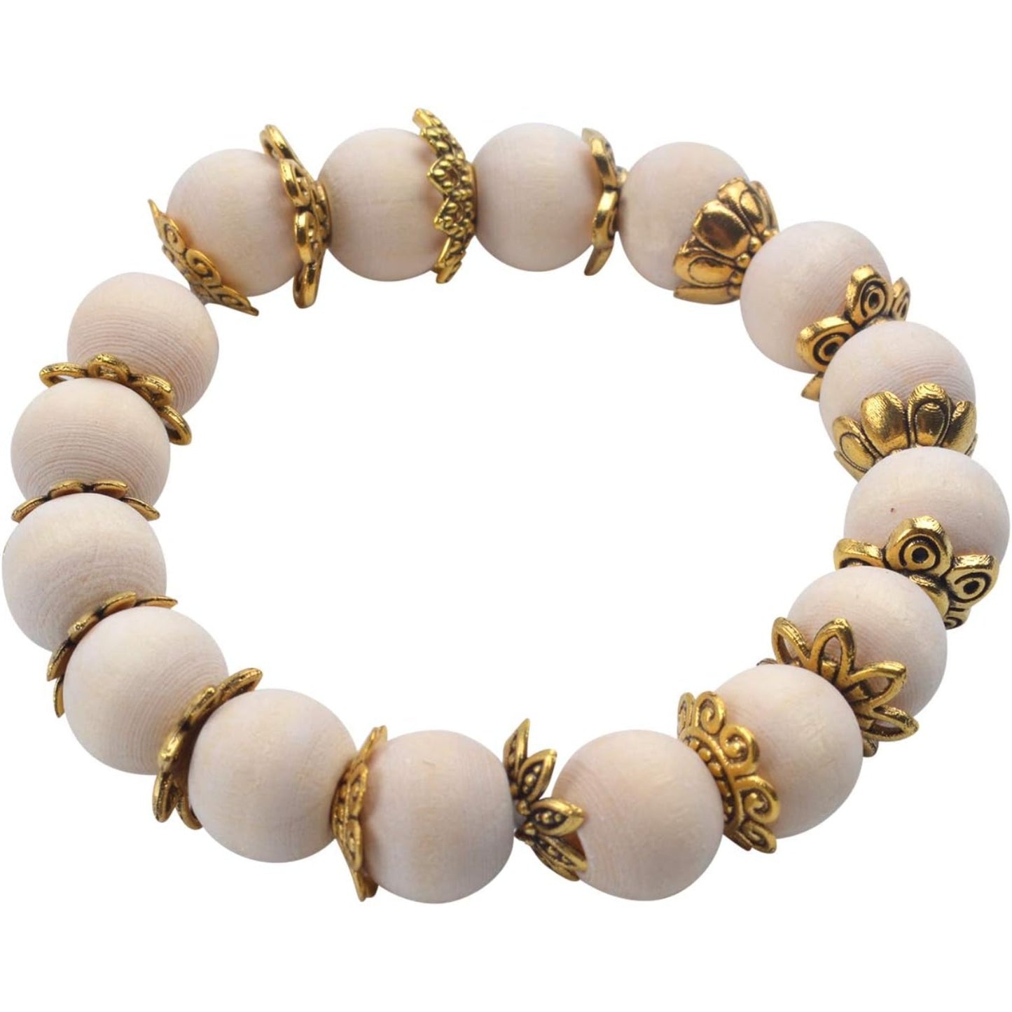 120g Bead Caps with A Clear Storage Box, Tibetan Gold Beads Spacers Jewelry Findings Accessories for Jewelry Making 300-350 Pieces